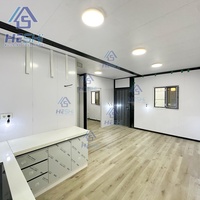 Casa Contenedor Prefabricada Expandible de Acero Ligero de 40 y 20 Pies, con 1, 2, 3, 4 o 5 Dormitorios, para Jardín, Casa Modular, Cabaña