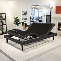 Sommier de lit électrique intelligent avec télécommande, réglable, moderne, en fer, pliable, multifonctionnel, pour chambre à coucher, villa, hôtels