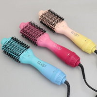 ENZO Sèche-cheveux Brosse 4 en 1 Professionnel One Step Sèche-cheveux Styler Volumizer Céramique Portable Peigne à Air Chaud