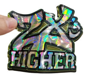 Sacs en Mylar personnalisés imprimés 3,5g 7g pour fleurs séchées, bonbons, Cali Pack, forme spéciale, Ziplock, découpés à la forme - Product Image 1