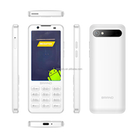 Téléphone Android à boutons 4 pouces 4G LTE, personnalisation des boutons OEM ODM, téléphone mobile casher pour les États-Unis, Israël, Europe