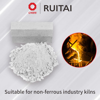 Ciment alumineux anti-érosion réfractaire coulé, fourni directement par l'usine Ruitai, avec service de découpe, 90% AlO