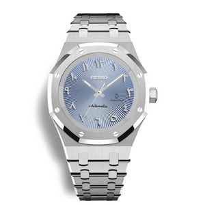 Reloj Deportivo de Lujo de Acero Inoxidable, Resistente al Agua, con Movimiento Mecánico NH35, Calendario, Cristal de Zafiro, Caja Poligonal, Casual - Product Image 5