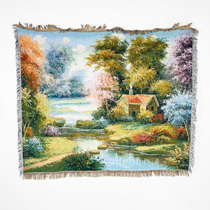 Tùy chỉnh tấm thảm hoodie Jacquard ném chăn tùy chỉnh dệt tấm thảm chăn - Product Image 3