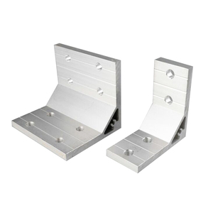 Venta al por mayor de fábrica, soporte de ángulo de extrusión de aluminio personalizado 135 90 <span class=keywords><strong>45</strong></span> 60 50 perfil de soporte triangular de 120 <span class=keywords><strong>grados</strong></span> - Product Image 3