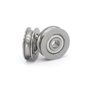 Rail de guidage non standard à roulement à billes à gorge profonde en forme de U, sans poulie, en acier inoxydable S628Z, directement de l'usine - Product Image 1