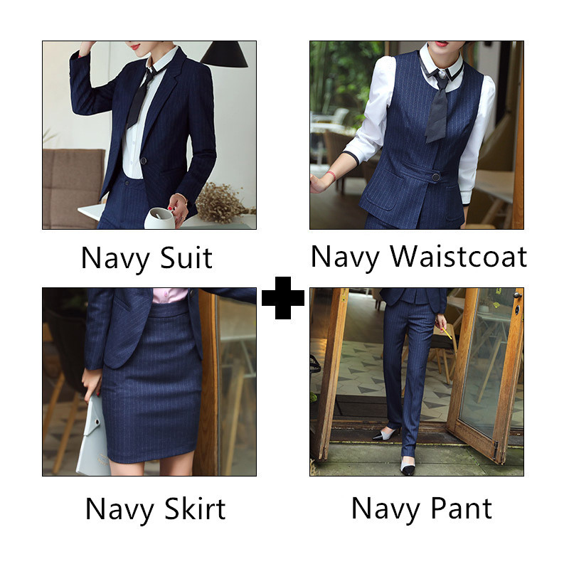 C11960a Fashion Ladies Office Business Wear Women's Four-piece Suits · image 6
