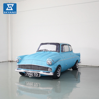 Modèle de voiture bleue gonflable personnalisé pour événement extérieur, exposition de marque, accessoire de décoration gonflable