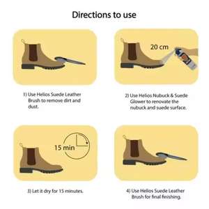 NUBUCK Suede 165 ML All-Color <b>Shoe</b> <b>Care</b> <b>Kit</b> with Essential Spatter <b>Shoe</b> Bags Leather Conditioner for All <b>Shoes</b> - Product Image 5