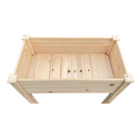 Jardinière en bois lit jardin fleur jardinière balcon légume plantation conteneur étanche Double couche