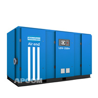 APCOM 340 hp 250 kw compresseur d'air onduleur vis 220kw 300hp 340hp 250kw compresseur