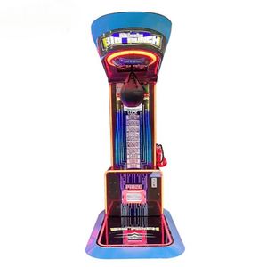 Boxing Machine Dragon Punch Trainer With Music Rhythm Lights <b>Gloves</b> for Home Gym Reaction Speed Workout - Product Image 3