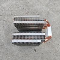 Refroidisseur d'air pour processeur personnalisé, double tour de 120 mm, radiateur à 6 caloducs en cuivre, ventilateur, dissipateur thermique pour processeur Intel LGA 775 1150 1151 1366 2011 AMD