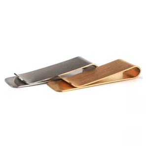 Pince à billets en acier inoxydable, pince Unique en acier inoxydable, support pour ceinture à ressort, de qualité supérieure 1 pièce - Product Image 2