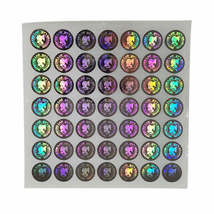 Настраиваемые самоклеющиеся художественные бумажные пятностойкие упаковочные этикетки водонепроницаемые прочные 1 дюйм квадратные фармацевтические бирки - Product Image 5