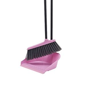 Ensemble de nettoyage domestique moderne Sunshine Direct Manufacture, pelle à poussière économique à long manche et balai en PET pour un nettoyage facile - Product Image 4