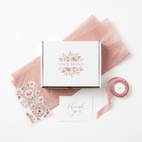 Boîtes en carton kraft personnalisées avec logo, emballage plat, carton ondulé, découpe à la presse, boîtes d'expédition pliables, vente en gros