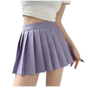 Falda Deportiva Casual de Spandex Transpirable y Ecológica para Mujer, con Bolsillos, Estilo Mini Plisado, Otoño, Tallas XS-XL, Venta al Por Mayor - Product Image 1