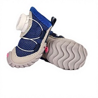Chaussures de Noël de luxe en gros pour chiens, bottes réglables à bouton, nouvelles bottes pour chiens en maille respirante, antidérapantes et imperméables pour l'été
