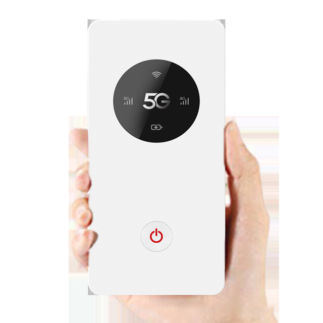 Faster 5G Pocket Wifi Wireless Router Type-C Hotspot Modem With Power Bank Function for Outdoor Travel