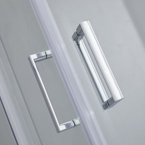 Tắm vòi hoa sen tắm cabin khách sạn trắng kính tắm cửa phòng tắm casement Tempered Glass cửa phòng tắm - Product Image 6