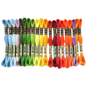 Hilo de Bordar de Algodón Tejido a Mano Ecológico, Antiarrugas, 50/100 Colores, Venta al por Mayor, Tela Textil para Manualidades - Product Image 4