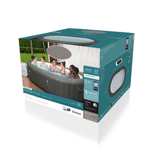 Jacuzzi Inflable <span class=keywords><strong>Bestway</strong></span> 60067 <span class=keywords><strong>Spa</strong></span> Mauritius Smart 180 AirJet con Burbujas de Masaje, 2024 - Product Image 6