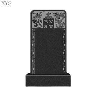 Monument en marbre <span class=keywords><strong>de</strong></span> <span class=keywords><strong>stèle</strong></span> unique <span class=keywords><strong>de</strong></span> <span class=keywords><strong>pierre</strong></span> <span class=keywords><strong>tombale</strong></span> <span class=keywords><strong>de</strong></span> granit sculpté à la main chinois traditionnel - Product Image 4