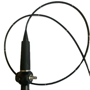 Industriële Vezel Endoscoop Met 2-weg Articulatie, 4Mm Sonde Lens, 1mt Werklengte, Draagbare Led Lichtbron