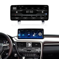 Marco de Radio para Auto, Económico y Duradero, para LEXUS 2016-2019 RX RHD, 12.3 Pulgadas, Negro Mate