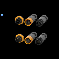 Dinglian ISO9001 Zertifizierter Stecker-Buchse M20 3-polig 4-polig 5-polig IP67 Wasserdichter Lötanschluss Outdoor-Steckverbinder Modell