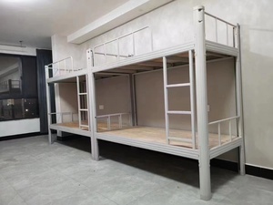 Cama Doble Metálica Moderna y Portátil que Ahorra Espacio para Dormitorios Escolares, Hoteles, Apartamentos, Casas de Alquiler, Salas de Estar y Uso Hospitalario - Product Image 4