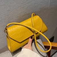 Nouveau Sac à Bandoulière Coréen Tendance 2024 pour Femme – Sac Messager Populaire à Motif Pierre, Petit Sac Carré