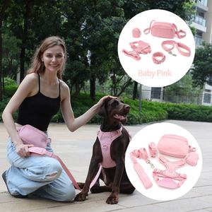 Novedades 2024: Conjunto <span class=keywords><strong>de</strong></span> Correa y Collar <span class=keywords><strong>de</strong></span> Pana para Perro, Arnés Personalizado para Perro, Riñonera Clásica para Pasear Perros con Dispensador <span class=keywords><strong>de</strong></span> Bolsas para Excrementos - Product Image 6