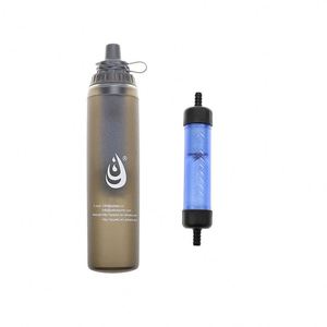 Free Sample Sports <b>Water</b> <b>Bottle</b> With <b>Filter</b> Survival Drinking Portable <b>Water</b> <b>Filter</b> - Product Image 1