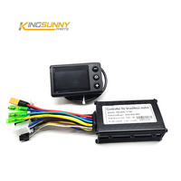Kits de contrôleurs trois modes 24V 36V 48V 15A 250W-350W avec connecteur XT60 SM, ligne d'auto-apprentissage et compteur de vitesse S866