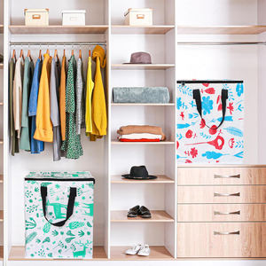 ตะกร้า PP แบบพับได้ทนทานสำหรับใส่เสื้อผ้าตะกร้าใส่เสื้อผ้าแบบพกพาน้ำหนัก50L กันน้ำและน้ำหนักเบา - Product Image 6