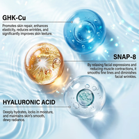 Sérum Visage Anti-Âge et Raffermissant au Multi-Peptide SNAP-8 GHK-Cu et Peptide de Cuivre Bleu, Réparateur Cutané, Marque Blanche