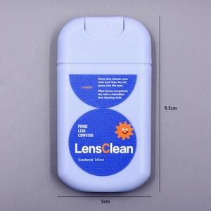 Bestclean 30ml phẳng thẻ ống kính phun kính làm sạch ống kính phun sạch Túi phun với logo in tùy chỉnh - Product Image 2