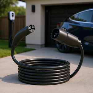 Cable de Extensión para Cargador de Vehículos Eléctricos VEVOR Tesla, 21 pies, 240 V, 11.52 kW, Enchufe NACS, Nivel 1/2, Conector Móvil de Pared - Product Image 2