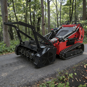 Minipala cingolata Polit Hightop V1000 con motore diesel Kubota da 25 CV e attacco per trinciatrice forestale - Product Image 1