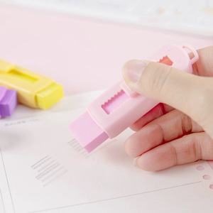 Милый выдвижной ластик-карандаш без пыли для школьников и детей, канцелярский подарок, рекламные сувениры, школьные принадлежности - Product Image 6