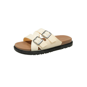 <span class=keywords><strong>Sandales</strong></span> tongs pour femmes, grandes tailles, tendance, à bout ouvert, à semelle épaisse, confortables, à semelle souple, pour l'intérieur et l'extérieur, plage - Product Image 5