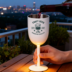 Topjlh Thăng Hoa Khoảng Trống Khái Niệm Sáng Tạo 10Oz Thép Không Gỉ Rượu Vang Cốc Cho Cắm Trại Chuyến Đi Giản Dị Brunches - Product Image 4