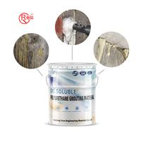 YU RU Agent de mousse d'arrêt d'eau expansible, matériau de coulis en polyuréthane, imperméabilisation pour toiture en béton