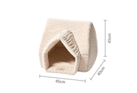 Nid pour animaux de compagnie Pure Sleep Winter, entièrement fermé, pour chats et chiens de petite et moyenne taille, chaud, respirant, lavable.