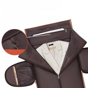 Bolsa de Viaje para Ropa, Bolsa de Lona de Cuero para Trajes, Bolsa de Viaje para Hombre con Compartimento para Zapatos, <span class=keywords><strong>Maleta</strong></span> - Product Image 3