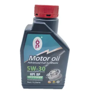 1 Liter Fully Synthetic 5W-30 Engine Oil Liquid Automobile Grease Composed of Base Oil Certified by SAE