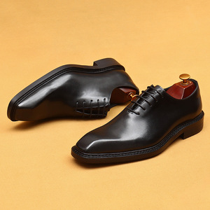 Zapatos de Cuero de Diseño de Lujo 2026 para Hombre - Zapatos Oxford Formales de Negocios de Cuero Genuino de Doble Color para Hombre - Product Image 4