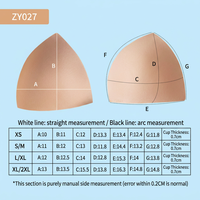 Coussinets de bikini imperméables à coudre pour maillots de bain féminins, coussinets triangulaires en éponge moulée pour maillots de bain et vêtements de surf